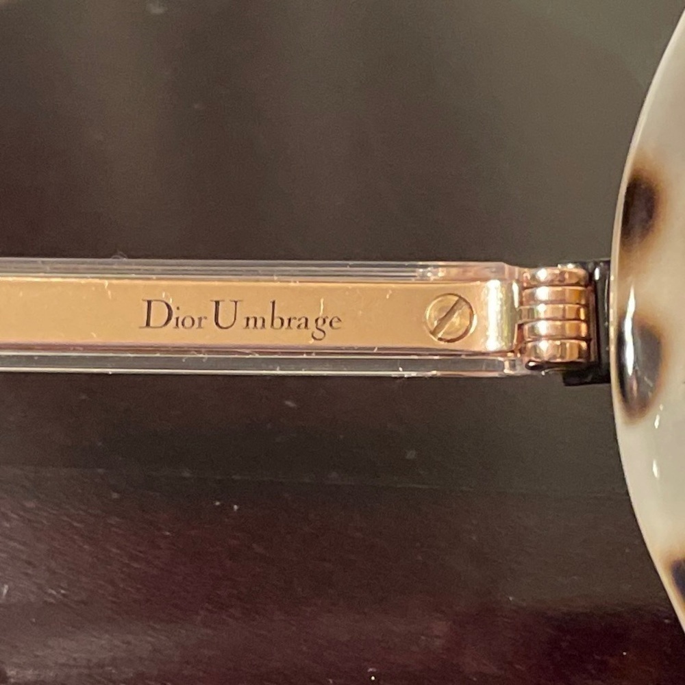 Christian Dior Umbrage Havana Brown Gold Sunglasses - Picture 12 of 13